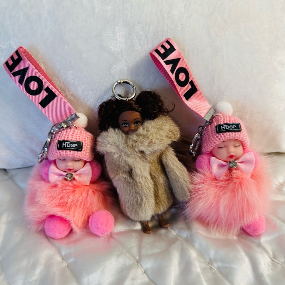 Doll Keychain Bag Charm (1 charm) - Picture 5 of 7